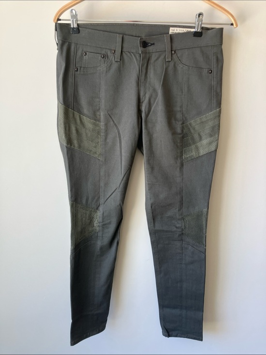 rag & bone Pants - RAG & BONE Women’s Store Exclusive Army Green Halifax Skinny Pants Size 30 NWOT